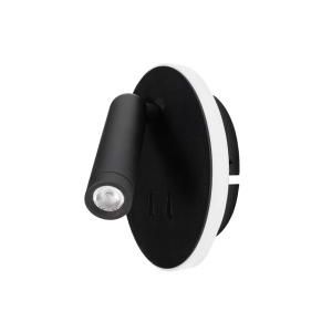 Aplica cu spot LED directionabil Lux negru