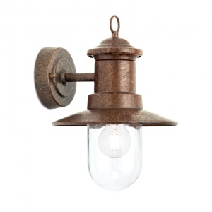 Aplica de iluminat exterior stil clasic LEONIE maro vintage 95414 universul-luminii.ro