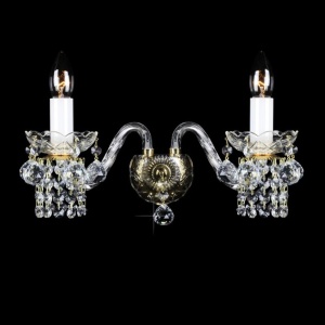 Aplica de perete 2 brate cristal Bohemia N21 007/02/4 - Img 1