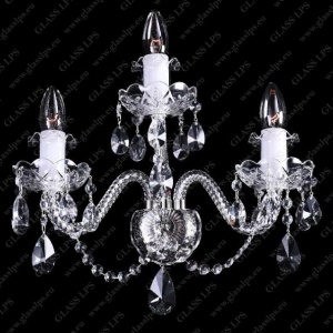 Aplica de perete 3 brate cristal Bohemia N21 009/03/1-A; lip - Img 2
