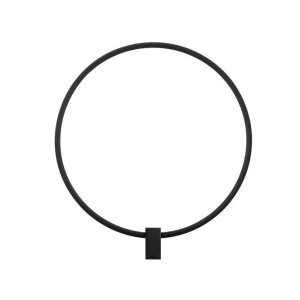 Aplica de perete circulara LED CCT CERCIO 50cm negru - Img 3