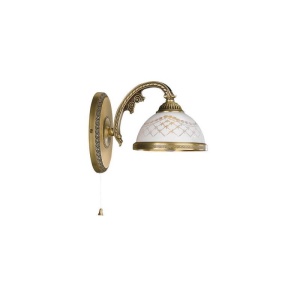 Aplica de perete clasic design italian din alama, sticla 7002 RA-A. 7002/1 102074 universul-luminii.ro