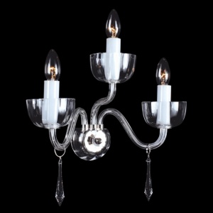 Aplica de perete cristal Bohemia cu 3 brate N21 901/03/3-H - Img 1