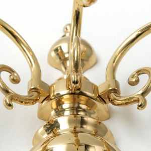 Aplica de perete cu 3 brate design clasic FLAMISCH, alama lucioasa 241394 universul-luminii.ro