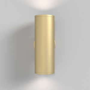 Aplica de perete cu lumina ambientala design tehnic Focus S auriu mat 119874 universul-luminii.ro
