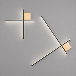 Aplica de perete cu lumina ambientala LED Cross 50cm 228944 universul-luminii.ro