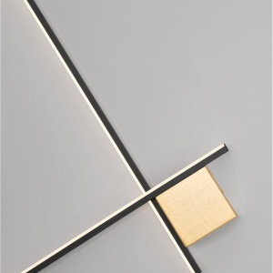 Aplica de perete cu lumina ambientala LED Cross 80cm 228954 universul-luminii.ro