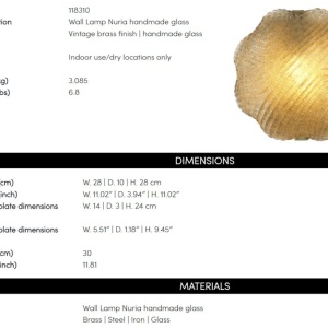Aplica de perete deosebita LUX design ambiental Nuria 157484 universul-luminii.ro