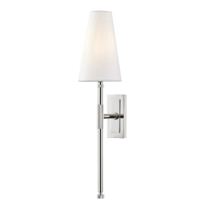 Aplica de perete design clasic BOWERY nichel lustruit - Img 1