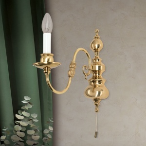 Aplica de perete design clasic FLAMISCH, alama lucioasa 163614 universul-luminii.ro