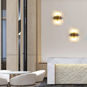 Aplica de perete design decorativ PORTO auriu 222354 universul-luminii.ro