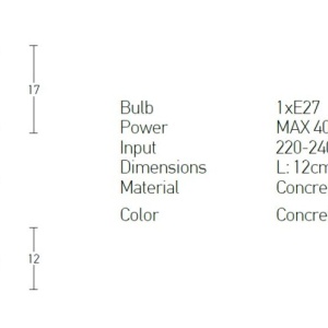 Aplica de perete design industrial Sulivan 53144 universul-luminii.ro
