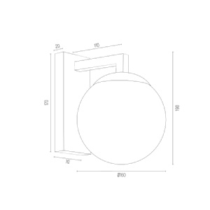 Aplica de perete design minimalist MORITZ - Img 3