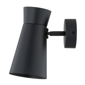 Aplica de perete design minimalist, Otel, Negru, LORD 169314 universul-luminii.ro
