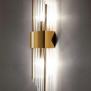 Aplica de perete design modern Amanda Q auriu 237834 universul-luminii.ro