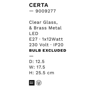 Aplica de perete design modern Certa - Img 2