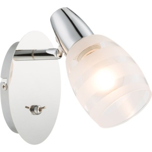 Aplica de perete design modern finisaj crom ROY 54985-1 GL
