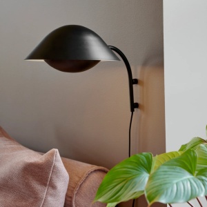 Aplica de perete design modern Freya negru 115244 universul-luminii.ro