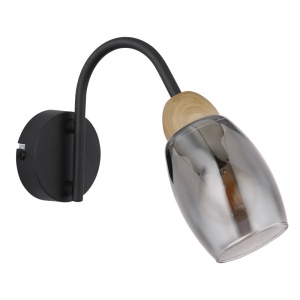 Aplica de perete design modern Gerly negru 591784 universul-luminii.ro