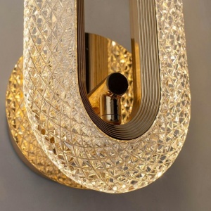 Aplica de perete design modern JEWEL auriu 229874 universul-luminii.ro