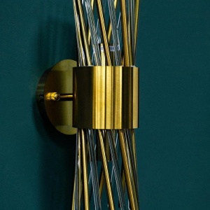 Aplica de perete design modern Lora auriu - Img 2