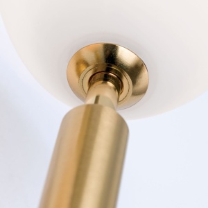 Aplica de perete design modern OPALDESIGN 2L stanga, auriu mat 241334 universul-luminii.ro