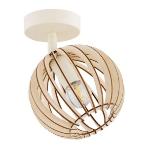 Aplica de perete design modern Parula maro deschis, bej 124414 universul-luminii.ro