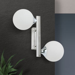 Aplica de perete design modern SNOWWHITE crom satin - Img 3