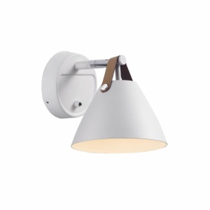 Aplica de perete design nordic STRAP 15 alba 84291001 DFTP