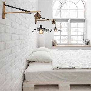 Aplica de perete design rustic-industrial HL-315W-1S1 DEON 77-3174 HL 65574 universul-luminii.ro