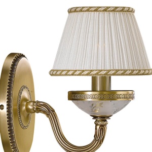 Aplica de perete din alama 1 brat design italian 6402 102034 universul-luminii.ro