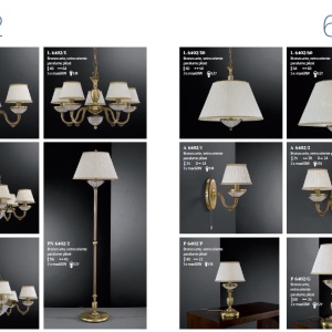 Aplica de perete din alama 2 brate design italian 6402 201544 universul-luminii.ro