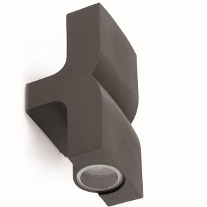 Aplica de perete exterior 2L IP44 Klamp 74408