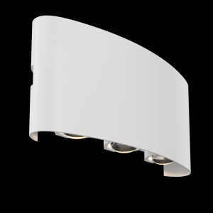 Aplica de perete exterior cu iluminat arhitectural IP54 LED Strato alb 100794 universul-luminii.ro
