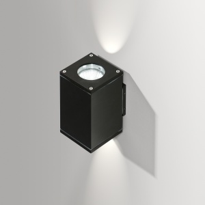Aplica de perete exterior cu iluminat up-and-down IP54 LIVIO 2 neagra 70784 universul-luminii.ro