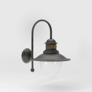 Aplica de perete exterior IP44 realizata manual din alama Amalfi - Img 3