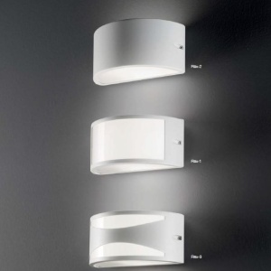 Aplica de perete exterior, IP44, REX-3 AP1 BIANCO 092430 66904 universul-luminii.ro