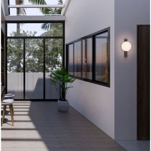 Aplica de perete exterior IP65 LED 2700K REMI corten - Img 2
