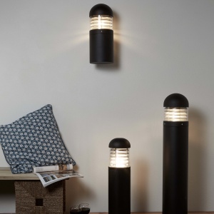 Aplica de perete exterior moderna IP65 Bronx 7899BK SRT 74854 universul-luminii.ro