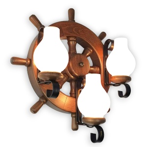 Aplica de perete in stil marinaresc fabricata manual din lemn Timona WOOD-TI-AP3 202354 universul-luminii.ro