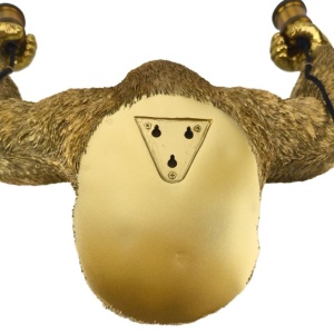 Aplica de perete KING APE 50cm sculptura maimuta aurie - Img 3