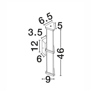 Aplica de perete LED 2700K PHEME nickel satinat - Img 6