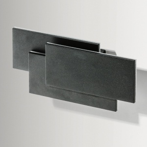 Aplica de perete LED ambientala CLOVER SQUARE neagra - Img 3