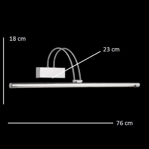 Aplica de perete LED BOW AP114 CROMO 007021 - Img 2