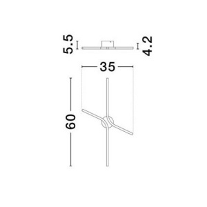 Aplica de perete LED CCT design modern AKRO alb 169144 universul-luminii.ro