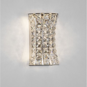 Aplica de perete LED crom, cristale sticla CELYSIA 628774 universul-luminii.ro