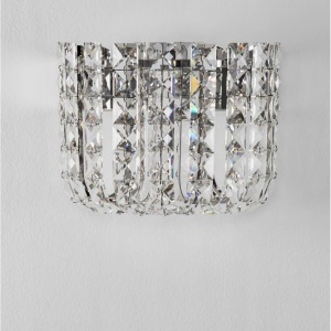 Aplica de perete LED crom, cristale sticla CELYSIA 630244 universul-luminii.ro