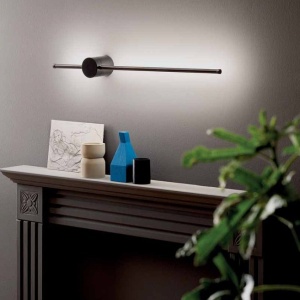 Aplica de perete LED design liniar ENILA alb, auriu sau titan - Img 8