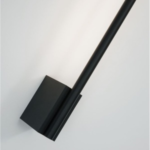 Aplica de perete LED design liniar GROPIUS negru, L-120cm, H-9cm - Img 7