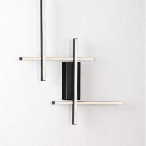 Aplica de perete LED design modern APECHO negru 169284 universul-luminii.ro
